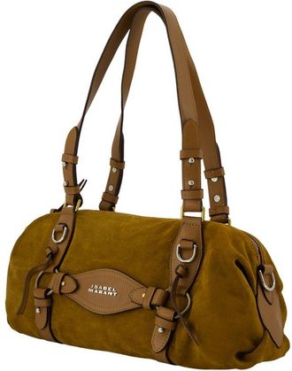 Isabel Marant Womens Tilpa Mini Shoulder Bag Khaki Calfskin