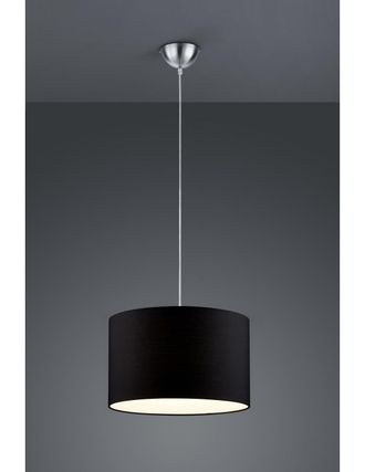 Trio Hotel Suspensi&oacute;n 1xe27 Negra Pantalla &Oslash;40 Cm Trio Iluminaci&oacute;n