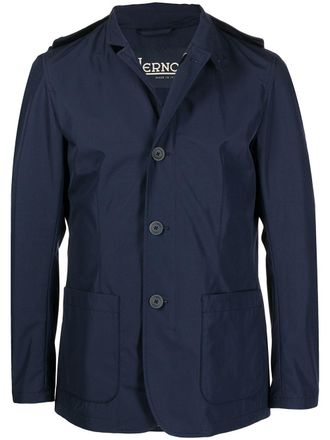 Herno Jack met capuchon - Blauw