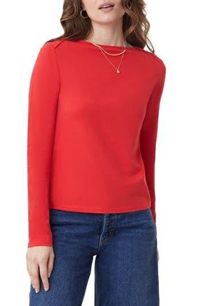 Scotch & Soda Boat Neck Knit Top in Pointsetta at Nordstrom Rack, Size X-Small