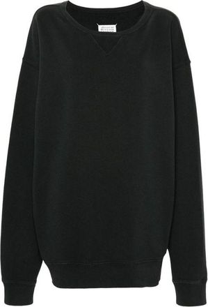 Maison Margiela Black Cotton Mens Sweatshirt