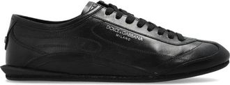 Dolce & Gabbana Lipari Lage Sneakers - Heren - Sneakers - Zwart - 43 EU - Leer - Schoenen