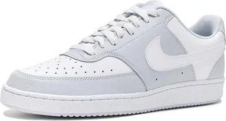 Nike Court Vision Low Mens Cross Training Shoes Pure Platinum/White : 12.5 M, Faux Leather