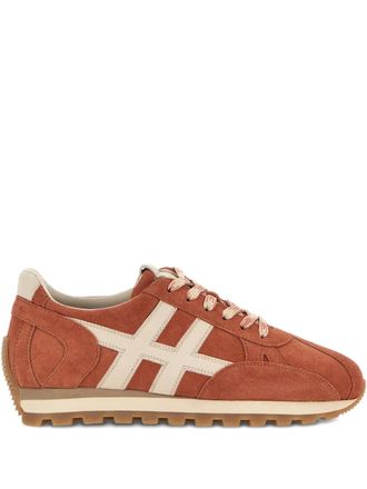 Hogan H671 86ER lace-up fastening sneakers - Orange