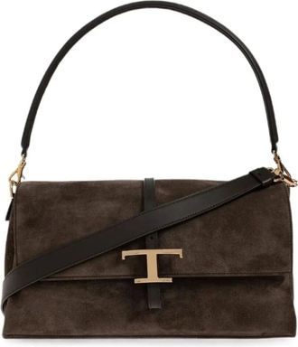 Tod's Tassen, Dames, Bruin, ONE Size, Shoulder Bags