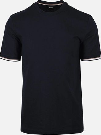 HUGO BOSS Mens Boss Thompson 04 T Shirt Dark Blue - Navy - Size: 42