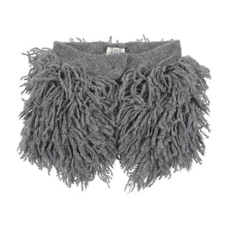 Dries Van Noten Winter Scarves, male, Gray, Size: ONE SIZE Maori Sweater with MK Collar