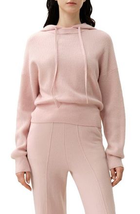 LilySilk Eshe 2-in-1 Cashmere Detachable Hoodie in Rosy Pink at Nordstrom, Size Medium