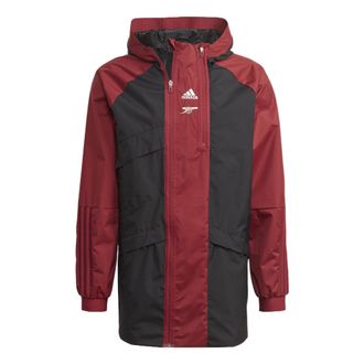 adidas Arsenal Hooded Jacket Black GR4209