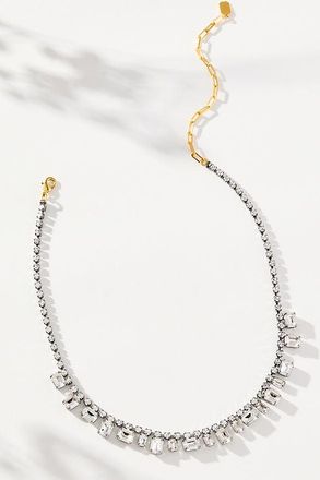 Elizabeth Cole Glacia Crystal Necklace