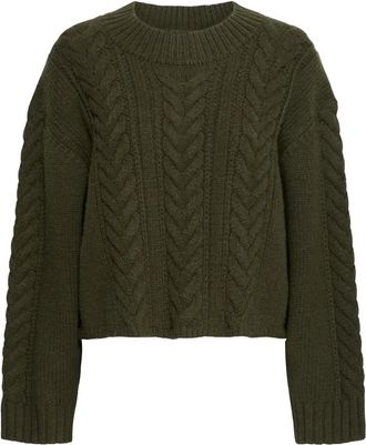 Ichi Ichi - Gebreide kleding - Dames - Truien - Groen - Maat: L