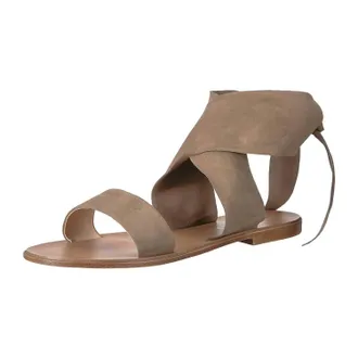 Seychelles Womens Cruisin Flat Sandals In Taupe