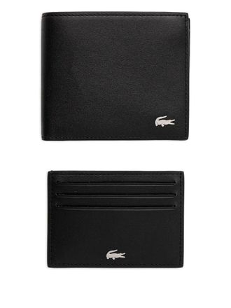 Lacoste logo-print wallet - Black
