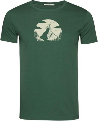 Greenbomb Nature Clouds Ride Guide T-Shirt T-Shirt f&uuml;r Herren | gr&uuml;n