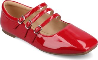 Journee Collection Womens Wide Width Darlin Dress Flats