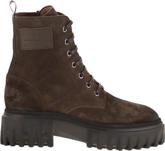 Hogan H700 - Suede Combat Boots