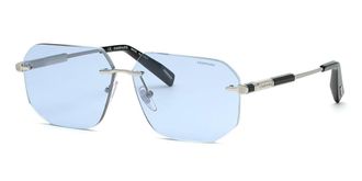 Chopard SCHG80 579F Mens Sunglasses Silver Size 60