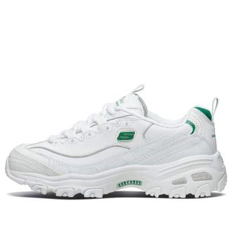 Skechers (WMNS) Skechers DLites White Green 11931-WGR