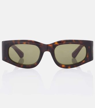 Gucci Occhiali da sole rettangolari Interlocking G