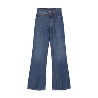Dondup Flare Jeans, female, Blue, W30, Jeans Amber Model
