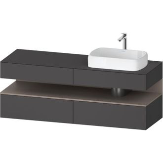 Duravit Duravit Qatego Consola Mueble Bajo Lavabo, 2 Extensiones, 2