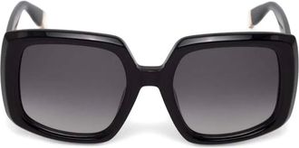 Furla oversized-frame sunglasses - Black