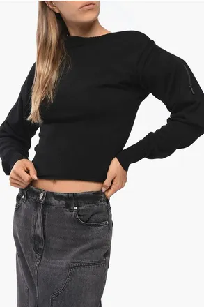 Y / Project Zipper Insert Merinos Wool Sweater size Xs