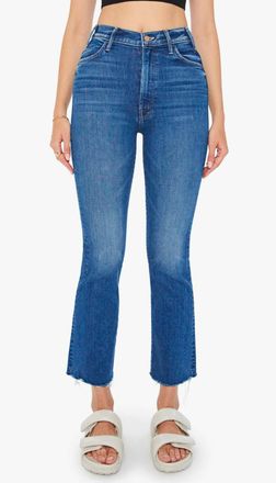 Mother Hustler Ankle Fray Jeans In Grasping At Straws