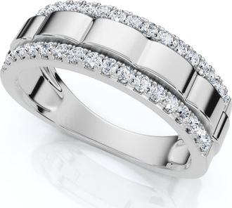 Pompeii3 1/2Ct Mens Diamond Ring in 10k White or Yellow Gold