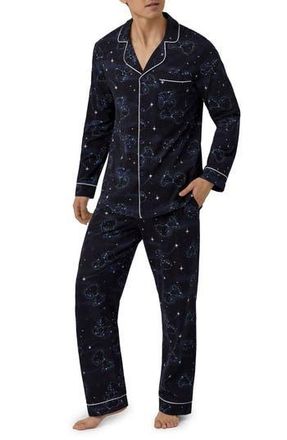 Bedhead Pajamas x Peanuts Celestial Snoopy Print Stretch Organic Cotton Pajamas at Nordstrom Rack, Size Medium