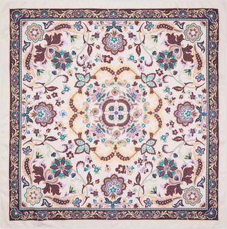 Mango Foulard stampa floreale grezzo - Donna - Taglia unica - MANGO