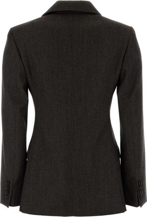 Max Mara Virgin Wool Blazer - Black