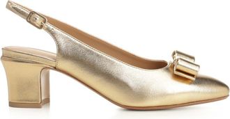 Ferragamo Vetty Decollete Oro-Donna