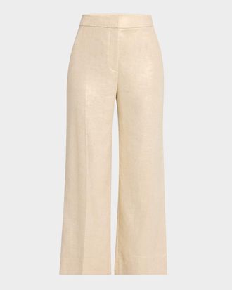 Veronica Beard Brixton Wide-Leg Pants