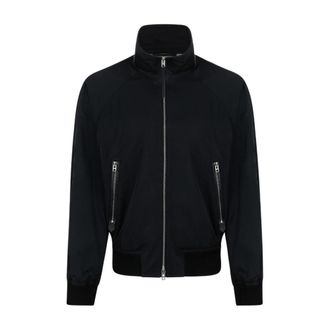 Tom Ford Cashmere-Lined Blouson - Heren - Bomber jackets - Zwart - L - Wol - Jassen