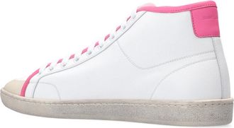 Saint Laurent Womens Sl-39 Sneaker White Leather Rubber