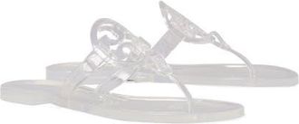 Tory Burch Miller Jelly Flip Flop in Clear at Nordstrom, Size 11