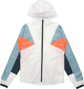 adidas neo hooded Zipper Windproof Jacket White / Blue DW8109