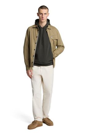 Lyle & Scott Softshell Hybrid Pullover Hoodie in Gunmetal at Nordstrom, Size Xx-Large