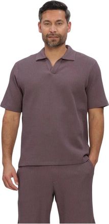 Dstrezzed Dstrezzed, Heren, Tops, Paars, Maat: XL Leer
