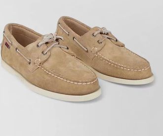 Sebago portland suede loafers boat style