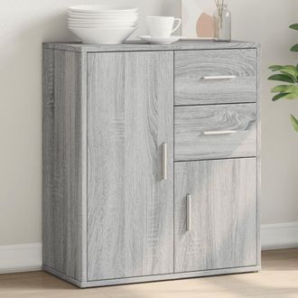 vidaXL Vidaxl - Aparador De Madera De Ingenier&iacute;a Gris Sonoma 60x31x70 Cm