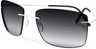 Silhouette Klassieke grijze zonnebril - unisex - Zonnebrillen - Grijs - ONE Size - Accessoires