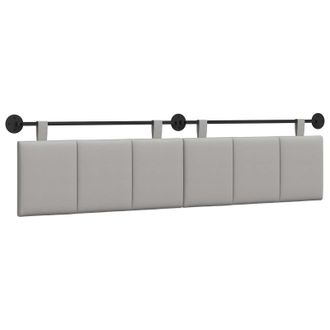 vidaXL Cabecero Colgante Gris Nube Tela Vidaxl