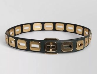 Dolce & Gabbana leather cutout belt