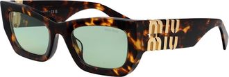 Miu Miu Womens Sunglasses 0mu 09ws Havana Honey Acetate