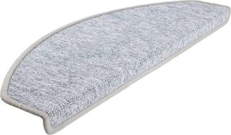 vidaXL Carpet Stair Treads 15 pcs Light Grey 65x24x4 cm Vidaxl