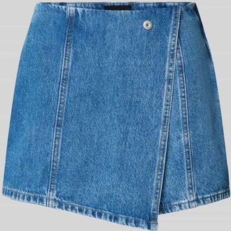 Pieces Leicht ausgestellter Skort aus Baumwoll-Denim Modell FILUM in Jeansblau, Gr&ouml;&szlig;e XL