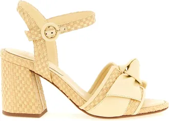 Alexandre Birman Bicolor Cowhide Platform Womens Sandals