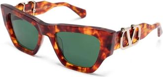 Valentino Vls 166 B Zonnebrillen - Dames - Zonnebrillen - Veelkleurig - 52 MM - Accessoires